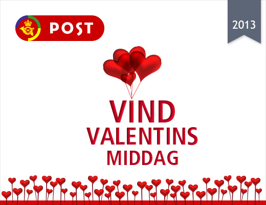 Valentins kampagne fra Post Danmark