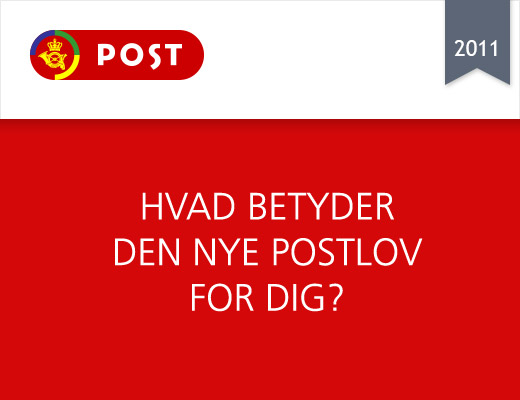 Den nye postlov fra Post Danmark